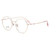 2021 New Ultra Light Retro Anti Blue Round Titanium Eyeglasses Spectacle Frame For Men And Women