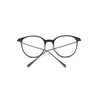 Round matt black frames eyewear