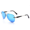 Trendy Rimless Designer Pilot Metal High Quality Polarized Frame Top Retro Brand UV400 Driving Sunglasses For Men And Women-SunglassesCraft