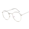 New Vintage Fashion Designer Brand Metal Small Circle Transparent Sunglasses For Men And Women-SunglassesCraft