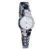 HOT!!!! New Arrival Fashion Casual Couple Round Dial Calendar Alloy Linked Strap Analog Quartz Wrist Watch