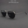 Fashion Square Metal Frame New Steampunk Sunglasses For Men And Women-SunglassesCraft