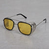 Classic Dictator Silver Yellow Sunglasses For Men And Women-SunglassesCraft