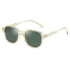 Trendy Oval Polarized Frame Vintage Designer Brand Sunglasses For Unisex-SunglassesCraft
