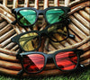 SunglassesCraft Stylish Green Monster Wayfarer Sunglasses