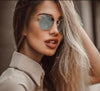 Unisex Hexagonal Metal Frame UV Protected Sunglasses For Men And Women-SunglassesCraft