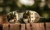 Round Frame With Metal Side Cap Sunglasses For Men And Women-SunglassesCraft