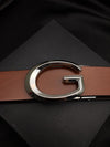 Classic G-Design Buckle High Quality Leather Belts For Men-SunglassesCraft