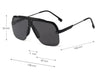 Fashionable Half Frame Pilot Sunglasses For Men And Women-SunglassesCraft