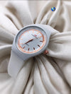Trendy Round Candy-Colored Jelly Silicone Strap Watch For Women -SunglassesCraft