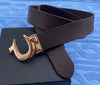 Classy Fashion U-Shape Buckle High Quality Designer Strap Belt For Men-SunglassesCraft