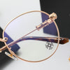 Metal Frame With Decorative Design Round Frame For Unisex-SunglassesCraft