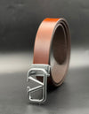 Trendy V Buckle Leather Strap Belt For Men's-SunglassesCraft