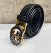 Classy GG Letter Round Buckle With High Quality Leather Belt For Men-SunglassesCraft