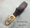 Fashionable Luxury Smooth Designer Reversible Belt For Men-SunglassesCraft