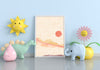 Abstract Art Sun Design Painting Frame for Wall Decor- SunglassesCraft