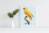 A Beautiful Bird Painting Art Frame for Wall Decor- SunglassesCraft