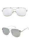 Designer Square Retro Reflected Mirror Sunglasses For Men And Women-SunglassesCraft