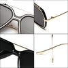 Metal Square Vintage Classic Sunglasses For Men And Women-SunglassesCraft