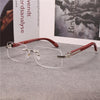 Retro Rimless Top Brand Sunglasses For Unisex-SunglassesCraft