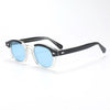 Fashion Johnny Depp Style Round Sunglasses With Clear Tinted Lens For Unisex-SunglassesCraft