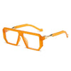 New Trending Punk Clear Gradient Retro Square Fashion Jelly Color Shades Sunglasses Men And Women-SunglassesCraft