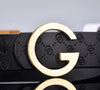 High Quality Luxury G-Shape Leather Belt For Men-SunglassesCraft