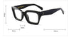 Retro Acetate Anti Blue Transparent Clear Lens Square Eyeglasses Spectacle Frame For Men And Women