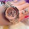 Top Brand Luxury Stainless Steel Rose Gold Ladies Watches-SunglassesCraft