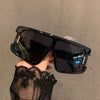 Trendy Big Square Designer Frame Top Quality Sunglasses For Unisex-SunglassesCraft