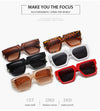 Unisex 2020 New Square Big Frame Metal Decoration Sunglasses For Men And Women-SunglassesCraft