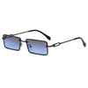 Retro Narrow Square Frame Sunglasses For Unisex-SunglassesCraft