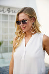 Fashion 2021 New Diamond Inlay Rimless Side Cut Square Sunglasses For Men And Women-SunglassesCraft