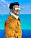 Sahil khan Silver Oversized Sunglasses For Men And Women-SunglassesCraft