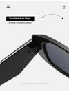 Fashion Retro Brand Small Polygon Rectangle Sunglasses-SunglassesCraft