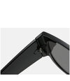 Trend Brand Flat Top Luxury Oversized Black Big Frame Pilot Sunglasses For Men And Women-SunglassesCraft