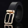 Black Gold Pin Buckle Genuine Leather belts for men brand Strap - Jack and Jacob Belts Jack and Jacob