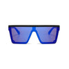Retro One Piece Flat Mirror Square Sunglasses For Men And Women-SunglassesCraft
