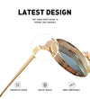 Fashion Steampunk Round Sunglasses For Unisex-SunglassesCraft