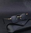 Vintage Small Square Sunglasses With Anti Blue Light Lens-SunglassesCraft