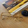 New Fashion Vintage Brand Alloy Frame Oversized Square Sunglasses For Men And Women-SunglassesCraft