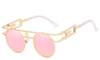 Retro Fashion Mirror Frame Sunglasses For Unisex-SunglassesCraft