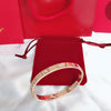 Love Bangles For Women Titanium Steel And Rose Gold Color