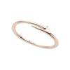 Stainless Steel Nail Bracelet Rose Gold Metallic Color For Unisex-SunglassesCraft