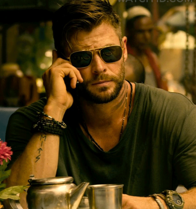 Chris Hemsworth Extraction Movie Square Sunglasses For Men Sunglassesc Sunglassescraft 2323