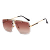 Designer Rimless Fashion Brand Sunglasses For Unisex-SunglassesCraft