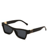Classic Retro Brand Vintage Travel Small Rectangle Sunglasses For Men And Women-SunglassesCraft