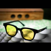 Black And Yellow Square Light Weight Comfortable Sunglasses For Men And Women-SunglassesCraft