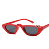 2021 Narrow Small Cat Eye Frame Sunglasses For Unisex-SunglassesCraft