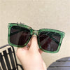 Classic Square Vintage Oversized Ladies Big Frames Sunglasses For Men And Women-SunglassesCraft